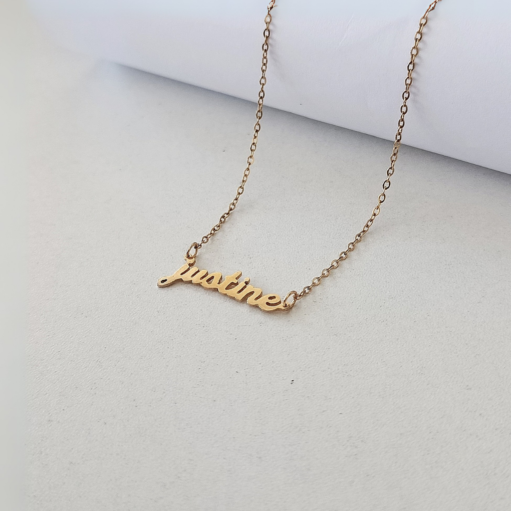Mini Script Name Necklace