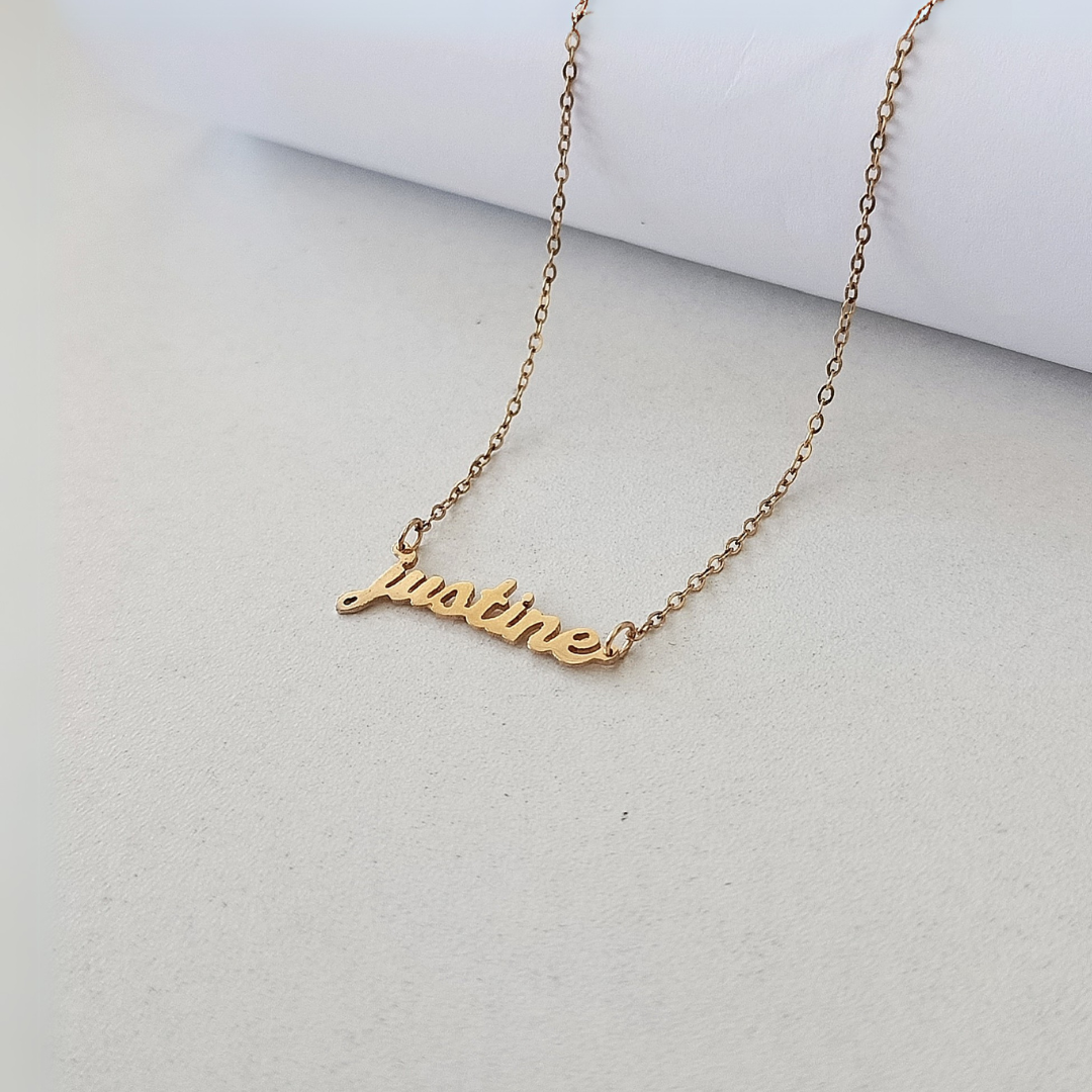 Mini Script Name Necklace