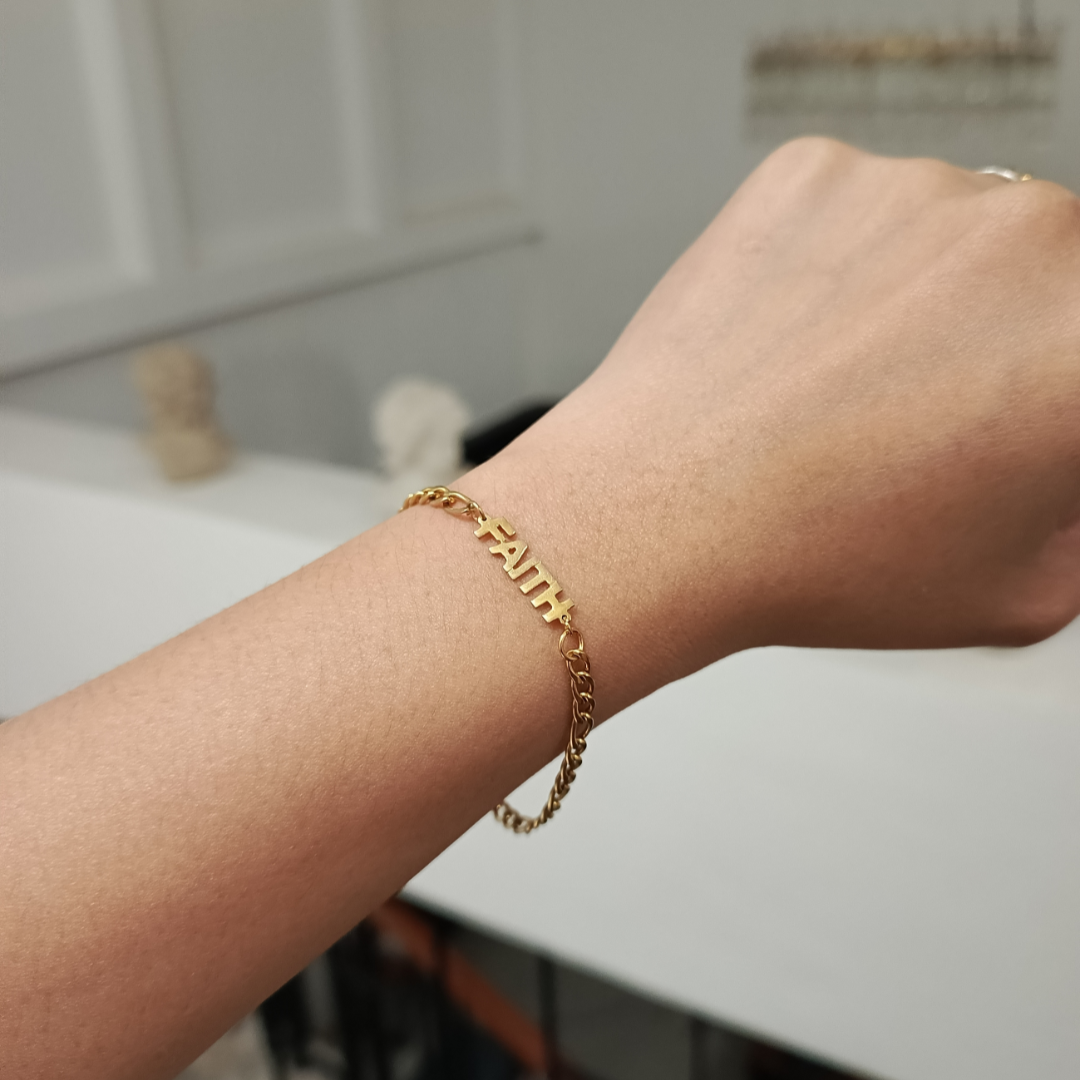 Block Name Bracelet