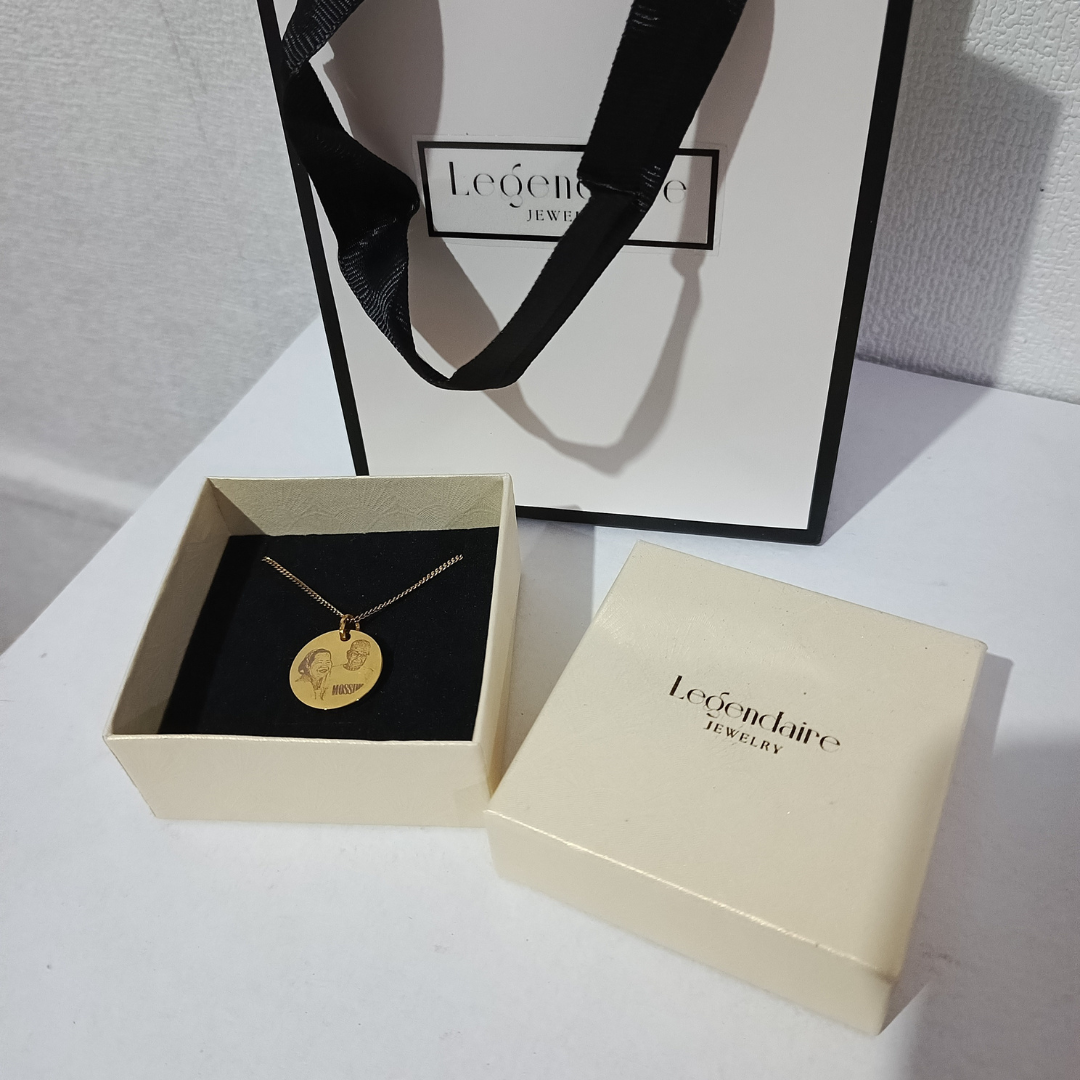 Moments Photo Engraved Necklace