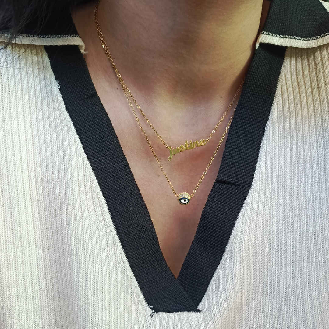 Mini Script Name Necklace