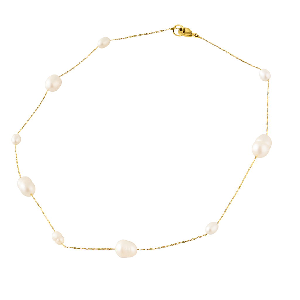 Floating Pearl Necklace