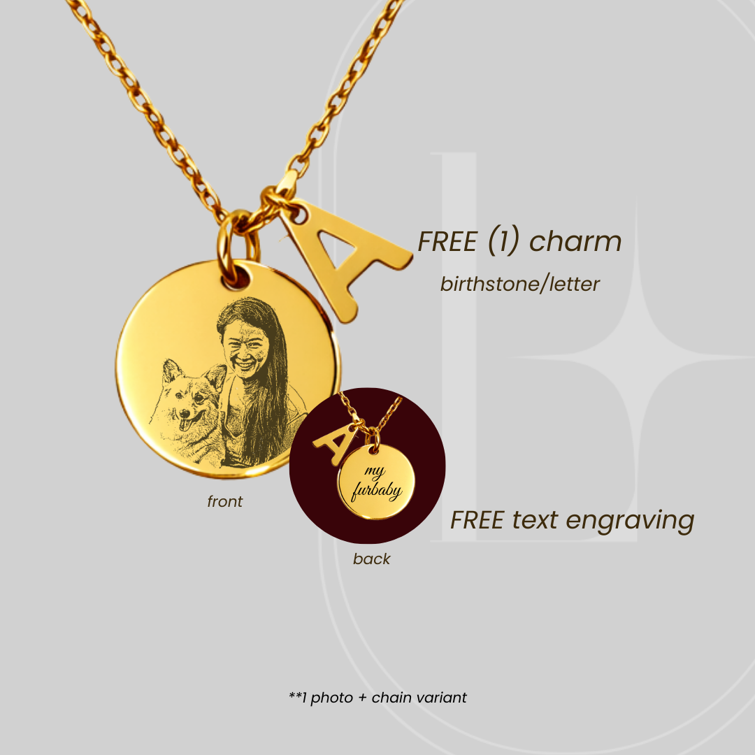 Moments Photo Engraved Necklace