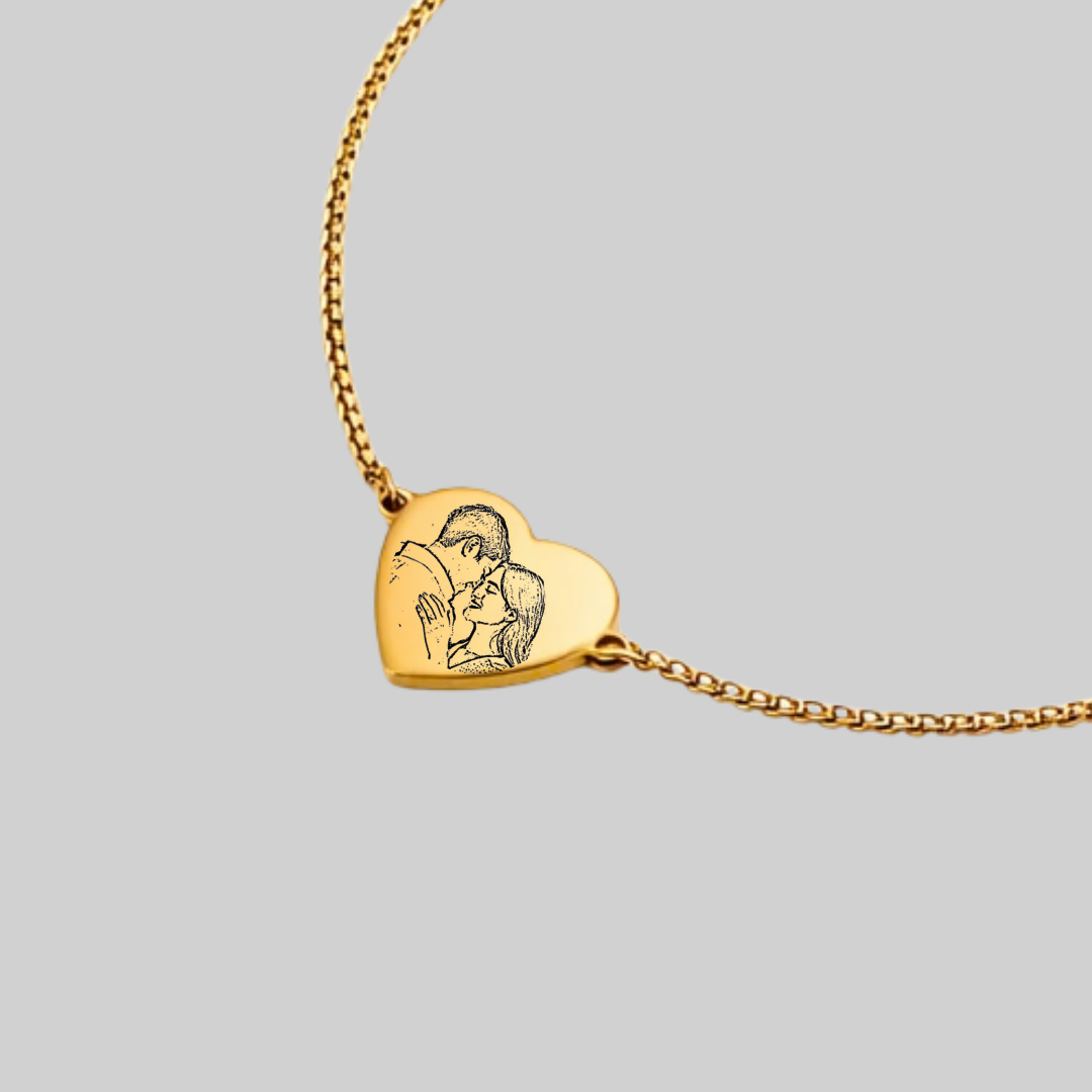Heartfelt Engraved Bracelet (adjustable)