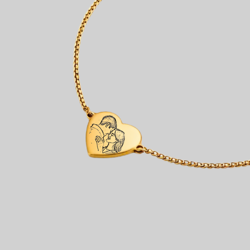 Heartfelt Engraved Bracelet (adjustable)
