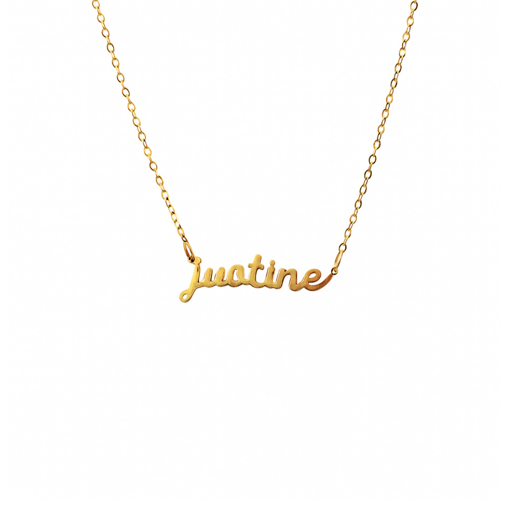 Mini Script Name Necklace