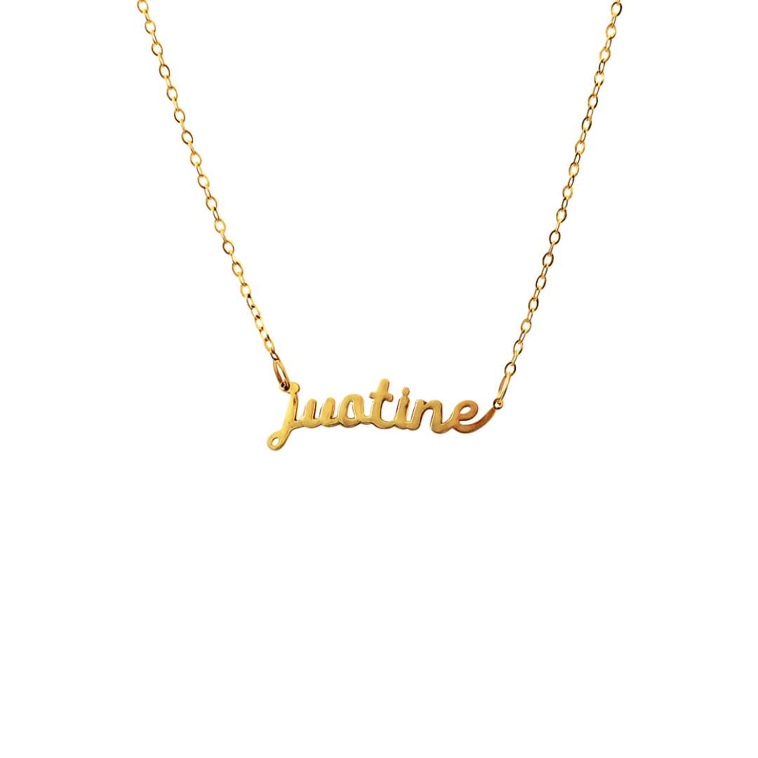 Mini Script Name Necklace